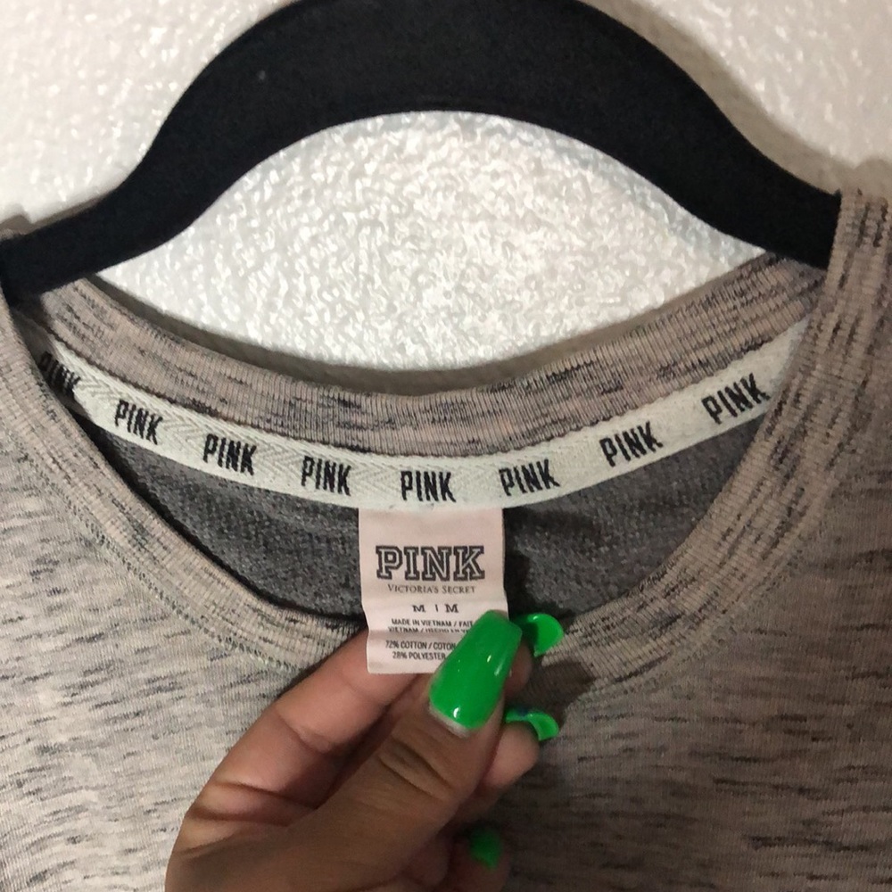 Grey ‘Pink’ sweatshirt - Picture 2 of 4